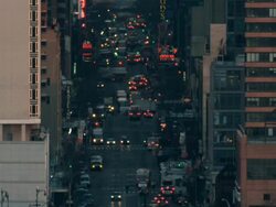 WS View of 42nd street from NJ / New York City, New York, USA  Stock Footage