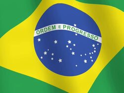 Brazil flag HD Stock Footage