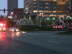 Ambulance emergency car rushing to accident scene. Stock Footage