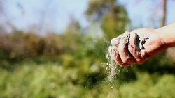 Pouring ashes Stock Footage
