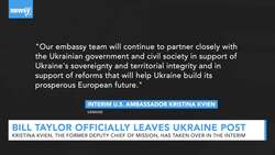 Bill Taylor Officially Leaves Post As Top Diplomat In Ukraine News Clip
