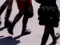 Gothic girls Stock Footage