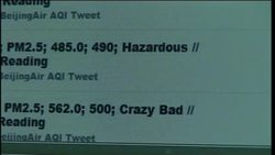 Beijing air quality 'crazy bad,' says US Embassy News Clip