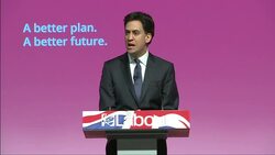 Ed Miliband Speech in Warington Part Four News Clip
