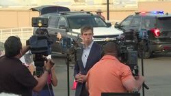 CLEAN : Democratic presidential hopeful Beto O'Rourke visits the El Paso shooting scene News Clip