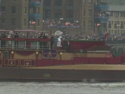 Queen Elizabeth II, Camilla, Duchess of Cornwall, Prince Charles, Prince of Wales,  Prince Philip,  Stock Footage