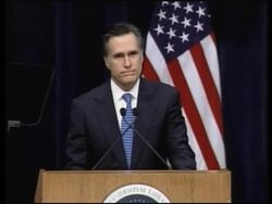 Republican senator, confronts voters' skepticism about his Mormon faith News Clip