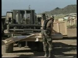 Prayers and military activity at Guantanamo bsae. News Clip