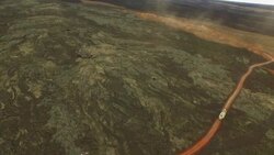 AERIAL: HI-SEAS Mission 3 - Simulating Long Duration Mars Missions Here On Earth Stock Footage