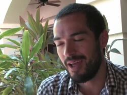INTERVIEW Alfonso Herrera on how it was being Mexican in Venezuala at the Venezzia Interviews: Aruba International Film Festival at Aruba . (Footage by WireImage Video/GettyImages) Stock Footage