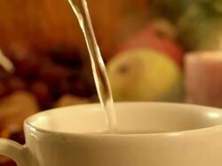 pouring tea Stock Footage