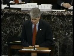 USA: PRESIDENT CLINTON IMPEACHMENT TRIAL (2) News Clip
