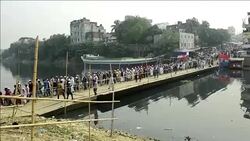 CLEAN : Thousands pray at World Muslim Congregation in Bangladesh News Clip