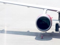 HD: Airplane Jet Engine Ready Stock Footage