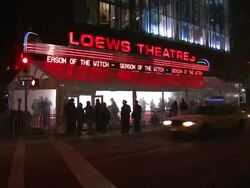 ATMOSPHERE: Theatre at the 'Season Of The Witch' New York Premiere at New York NY. (Footage by WireImage Video/GettyImages) Stock Footage