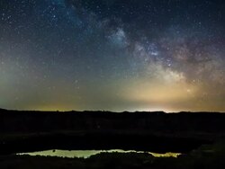 Amazing Milky Way Galaxy Timelapse in Full HD quality Stock Footage