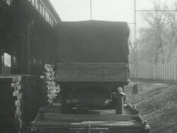 North Shore Line rail company invents new way to deliver cars straight to buyers Stock Footage