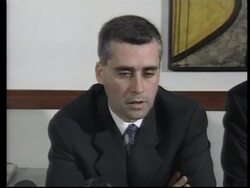 BRAZIL: MEXICAN SINGER GLORIA TREVI LAWYER PRESS BRIEFING News Clip