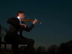 Musician Inspired By Nature Stock Footage