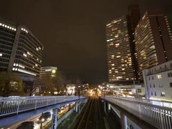 TIME LAPSE: City at night Stock Footage
