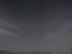 Tilt down from sky to Crac des Chevaliers Castle, a crusaders castle, Syria (sound available) Stock Footage