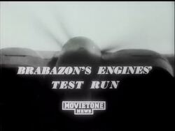 AVIATION - BRABAZON'S ENGINES' TEST RUN News Clip