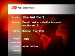 Court considers whether to annul election result News Clip