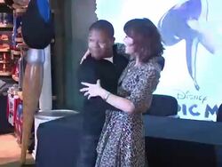 Kyle Massey and Jennifer Grey Stock Footage