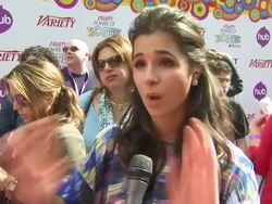 INTERVIEW: Josie Loren on coming out to today's event, on the charities she gives to, (Footage by WireImage Video/GettyImages) Stock Footage
