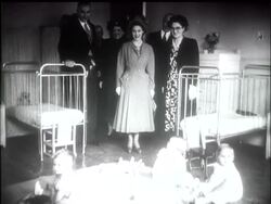 PRINCESS MARGARET VISITS BARNARDO INFANTS News Clip