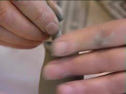 Manufacturing of a clay toy Stock Footage