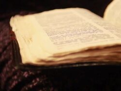 Close-up of a woman reading a bible and highlighting words. - Model Released - 1920x1080 - HD Stock Footage