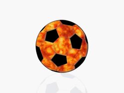 Soccer burst shadow Stock Footage