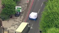 Forensic tent at Woolwich attack crime scene News Clip