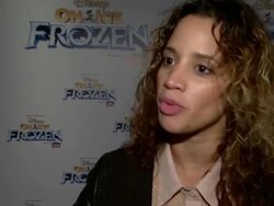 INTERVIEW - Dascha Polanco at Disney On Ice Presents Frozen Stock Footage