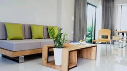 Interior design of Living & Dining room Stock Footage