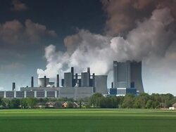 big power plant PAL Stock Footage