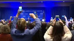 Donald Trump At Rally in Valley Forge News Clip