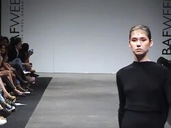 Models on the runway at Buenos Aires Fashion Week on February 24, 2011, in Buenos Aires, Argentina. (Footage by Meche Marmol/LatinContent/Getty Images) Stock Footage