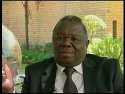 WRAP Opposition leader Tsvangirai comment on treason allegation, Mbeki News Clip