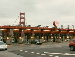 Golden Gate Bridge Toll Booths PAL 4:3 Stock Footage