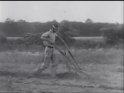 Ploughing Carried Out By 'Plane News Clip