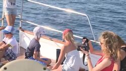 CLEAN : STOCKSHOTS: Cyprus tourist arrivals hit record high in July News Clip