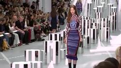 Mary Katrantzou presents latest designs at LFW Instructional Video