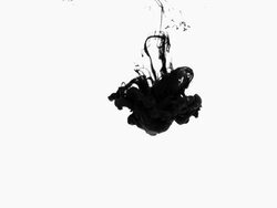 Ink Drop Slow Stock Footage