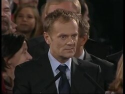 Results show Tusk's party headed for victory News Clip