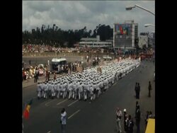 UPITN UNUSED 4/5/80 MAY DAY RALLY IN ADDIS ABABA News Clip