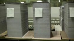 Printing plant Stock Footage