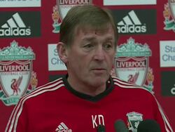 Liverpool manager Kenny Dalglish interview Stock Footage