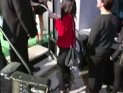 Shenae Grimes arrives at Perez Hilton's 34th Birth Stock Footage